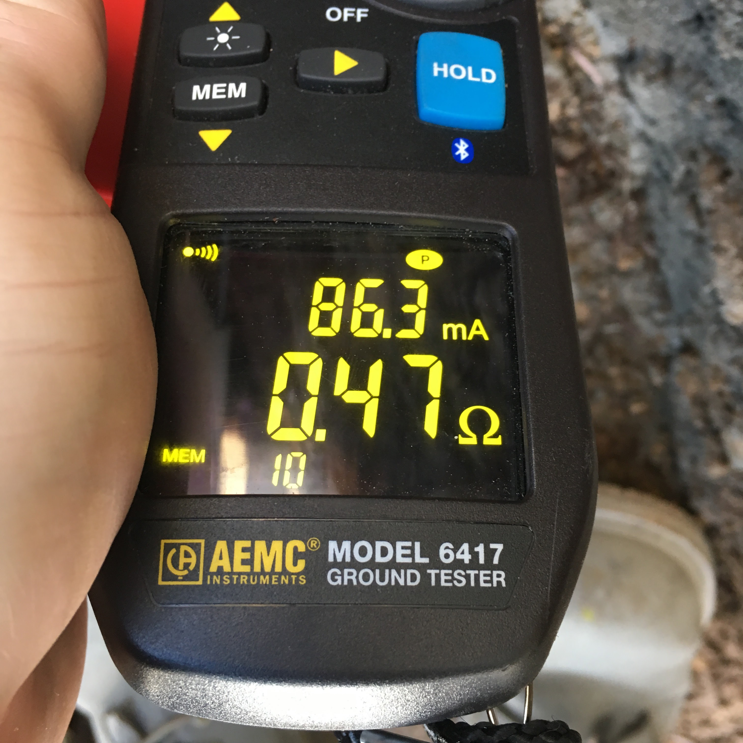 SAE Final Resistance Reading of X2 50' Vertical Electrodes SAE Inc.
